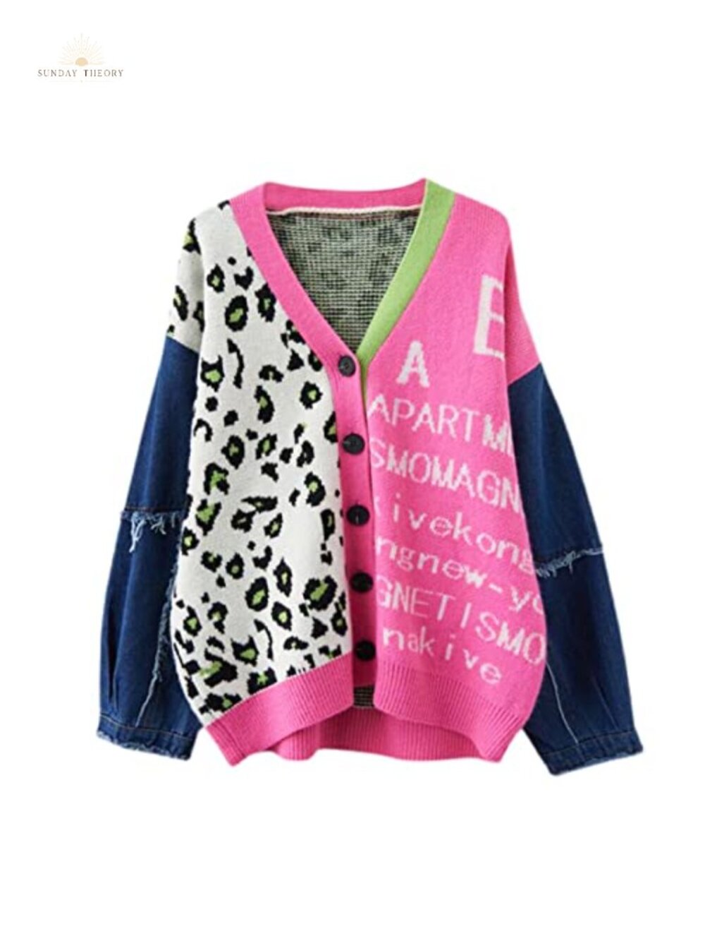 Women's Chunky Open Front Cardigan Long Sleeve Knit Sweater